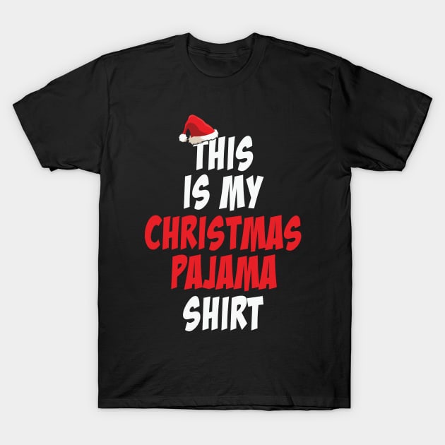 Christmas Pajama Shirt T-Shirt by RKP'sTees
